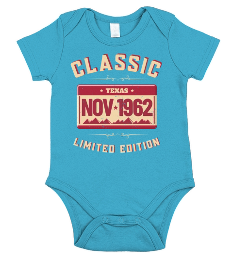 Classic November 1962 Short Sleeve Baby One-Piece
