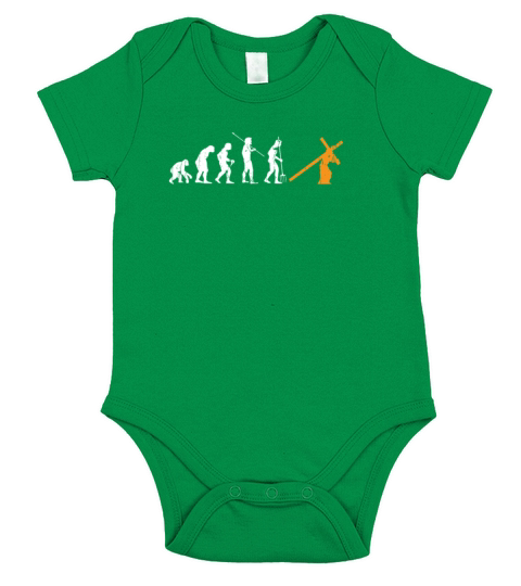 Evolution Jesus Christ Christian Short Sleeve Baby One-Piece