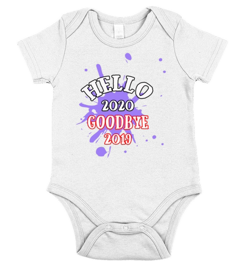 Happy New Year New Years Eve Firework Celebrate Short Sleeve Baby One-Piece
