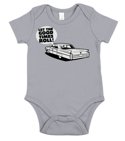 Let the good times roll - cadillac oldtimer Short Sleeve Baby One-Piece