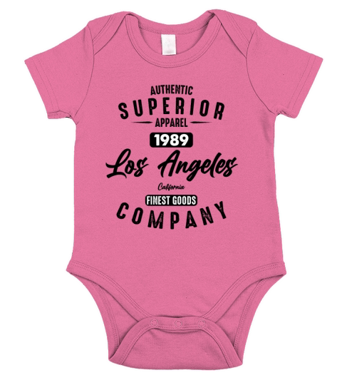 Los Angeles California Republic 1989 Vintage Short Sleeve Baby One-Piece
