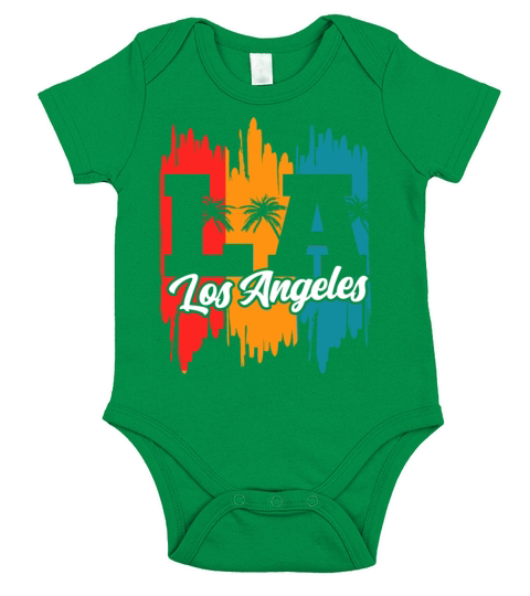Los Angeles LA California Gift Short Sleeve Baby One-Piece