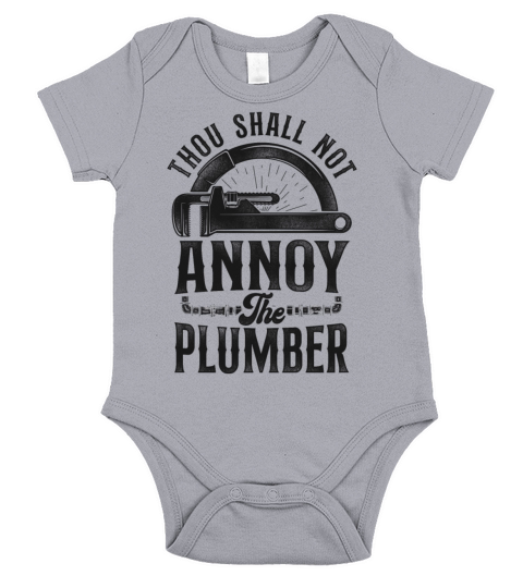 Plumbing Plumber Christian Vintage Short Sleeve Baby One-Piece
