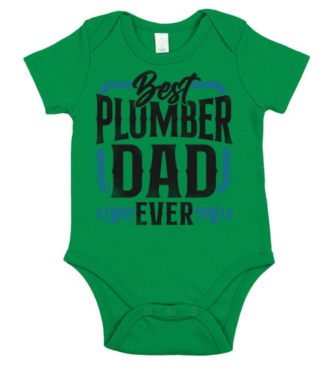 Plumbing Plumber Dad Vintage Best Short Sleeve Baby One-Piece