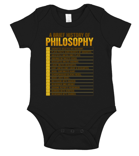 Socrates Philosophy Design for a Philosophy Short Sleeve Baby One-Piece