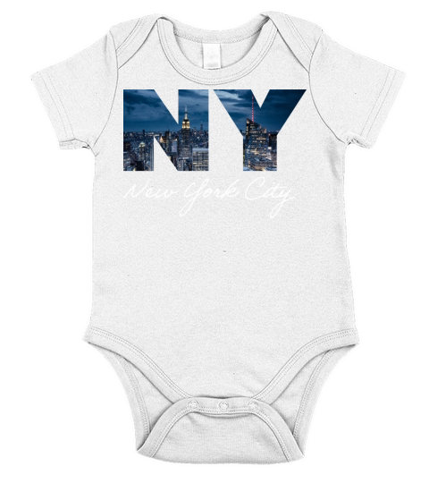 USA Vintage New York City Short Sleeve Baby One-Piece