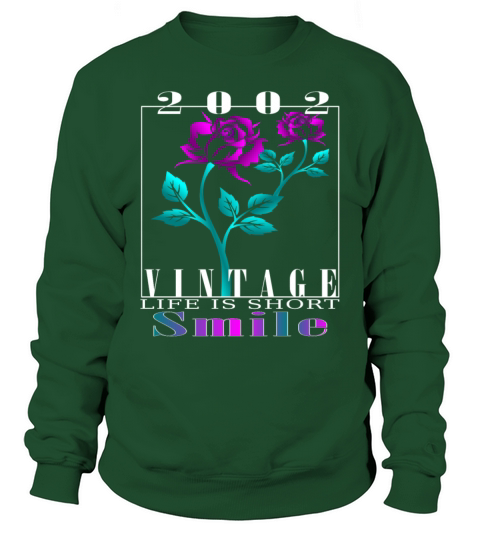 2002 Born Vintage Rose Gift Sweatshirt Unisex
