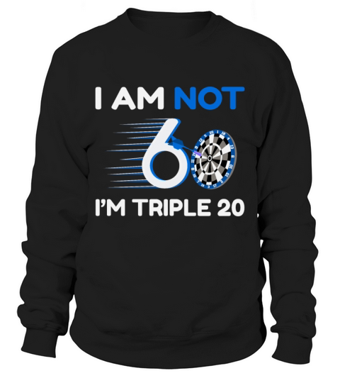 60th Birthday Darts Sweatshirt Unisex