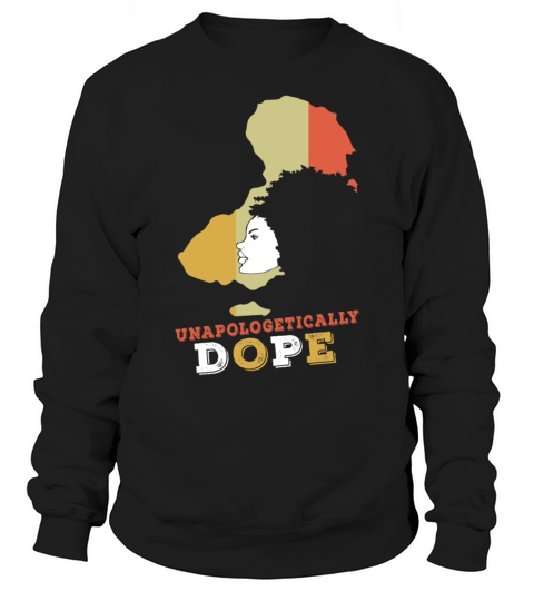 Africa Black Girl Unapologetic Black History Month Sweatshirt Unisex