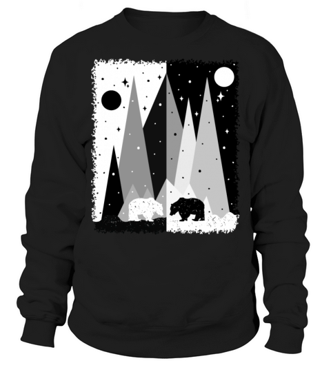 Bear In The Mountains Sweatshirt Unisex