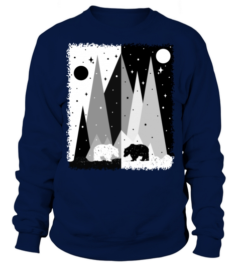 Bear In The Mountains Sweatshirt Unisex