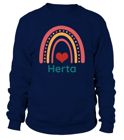 Herta Vintage Boho Rainbow Sweatshirt Unisex