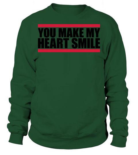 make my heart smile Sweatshirt Unisex