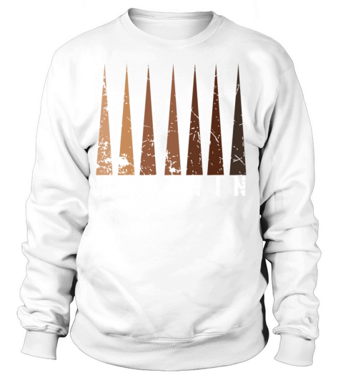 Melanin Colors Pride Black History Month Sweatshirt Unisex