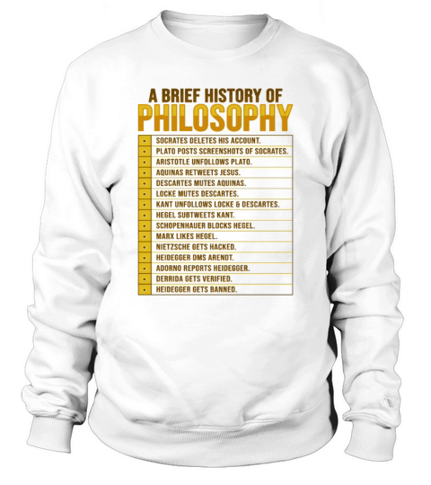 Socrates Philosophy Design for a Philosophy Sweatshirt Unisex