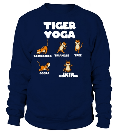 Tiger Yoga Sweatshirt Unisex