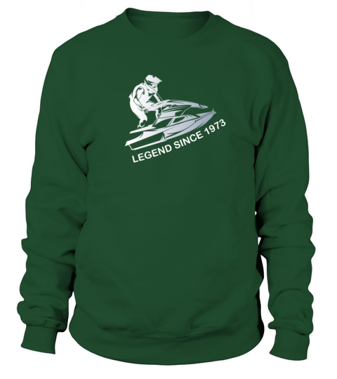 vintage 1973 birthday jet ski Sweatshirt Unisex