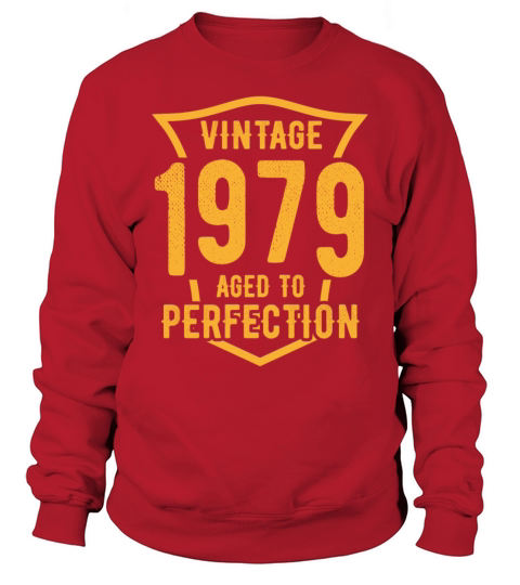 Vintage 1979 Aged To Perfection 44th Birthday Sweatshirt Unisex