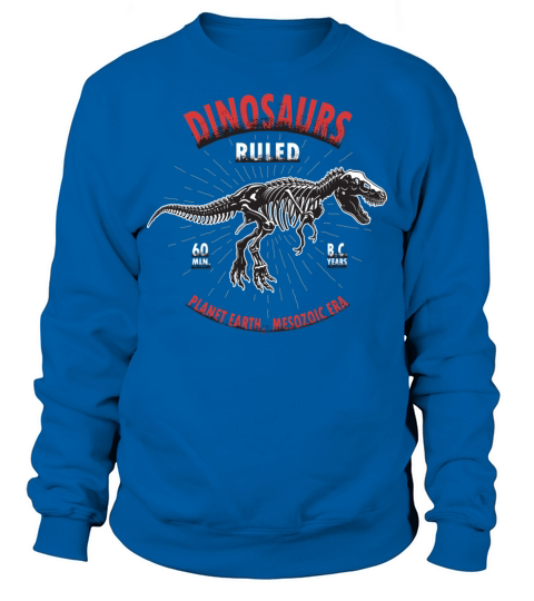 Vintage Dinosaur Tyrannosaurus Skeleton Sweatshirt Unisex