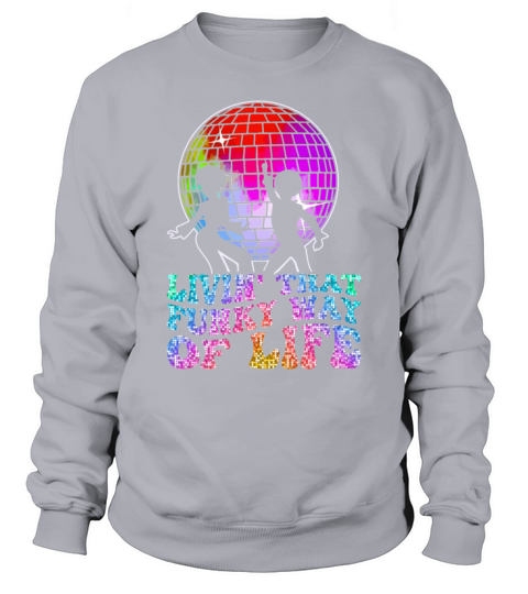 Vintage Retro Disco Fever Lifes Groovy Party Club Sweatshirt Unisex