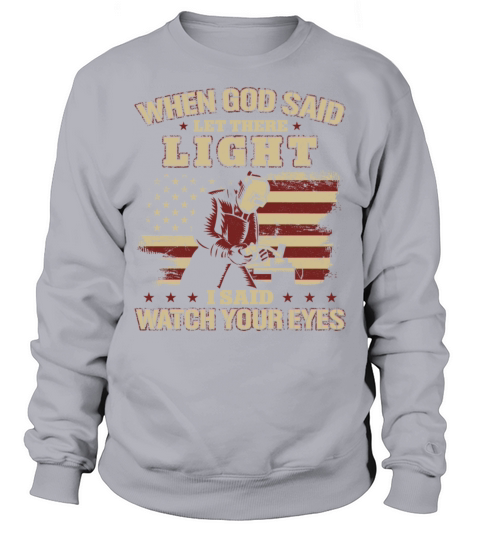 Welder Welding Vintage American Sweatshirt Unisex
