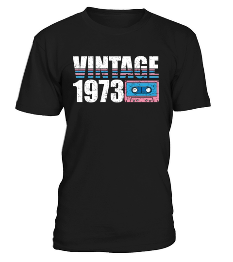 1973 Vintage born in Retro age Birthday gift idea T-Shirt Unisex