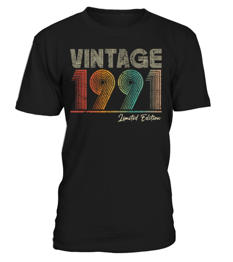 32 Years Old Vintage 1991 32nd Birthday Gifts T-Shirt Unisex