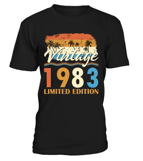 40th birthday vintage 1983 limited edition T-Shirt Unisex