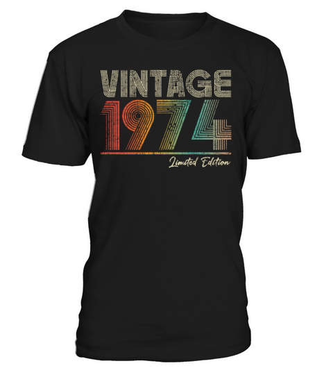 49 Years Old Vintage 1974 49th Birthday Gifts T-Shirt Unisex