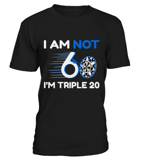 60th Birthday Darts T-Shirt Unisex
