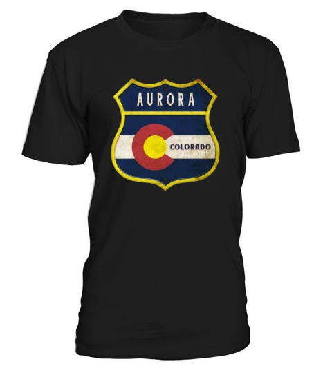 Aurora Colorado coat of arms design T-Shirt Unisex