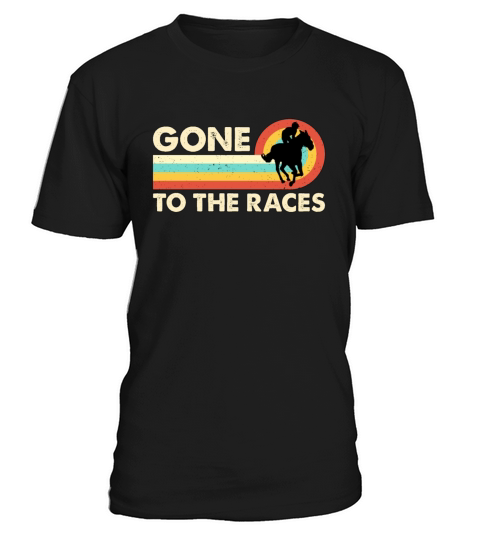 Horse Racing Gone To The Retro Loves Horse Riding T-Shirt Unisex