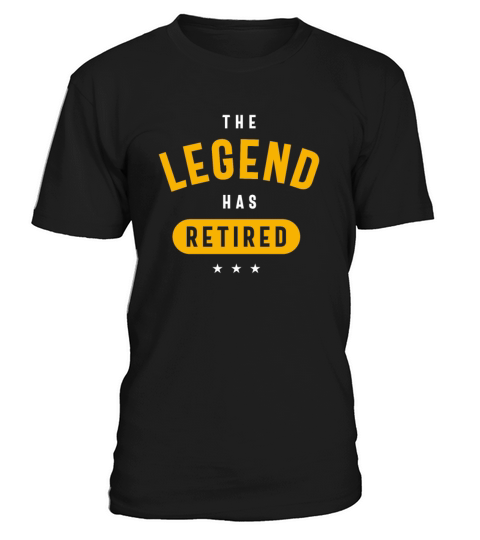 The Legend Has Retired Funny Retirement T-Shirt Unisex