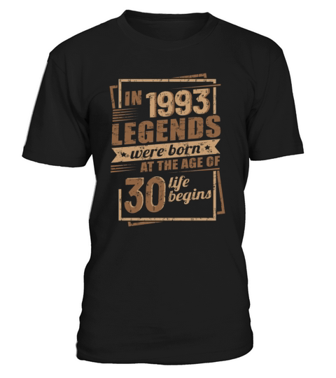 Vintage 1993 Birthday 30th Birthday Sayings Legend T-Shirt Unisex