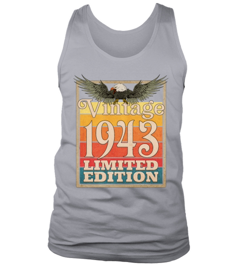 1943 Vintage Retro American Eagle Limited Edition Tank Top Unisex