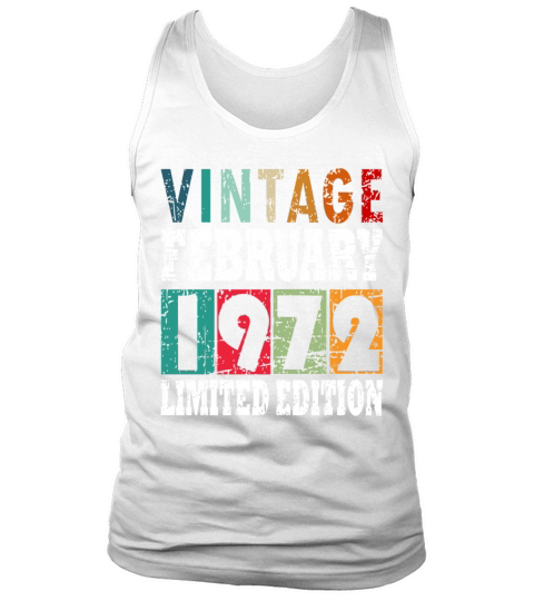 1972 February vintage Tank Top Unisex