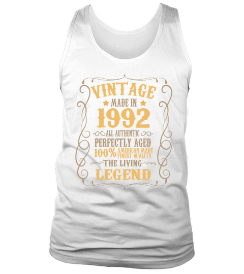 1992 vintage vintage retro birthday gift Tank Top Unisex