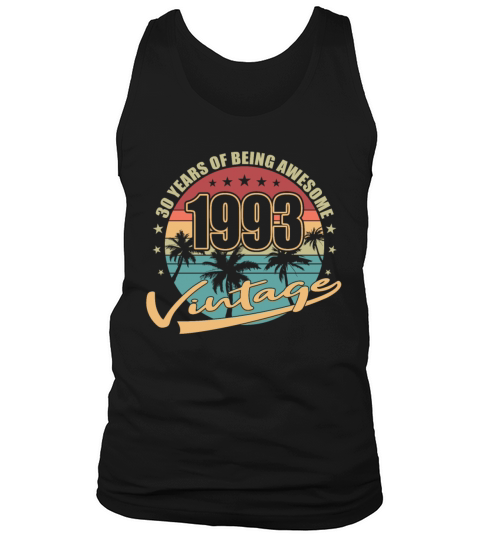 30th birthday vintage 1993 30 years Tank Top Unisex