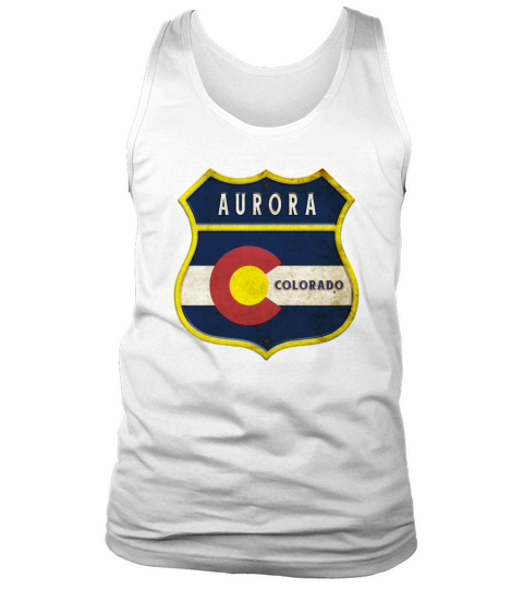 Aurora Colorado coat of arms design Tank Top Unisex