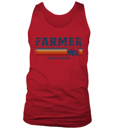 Farming Farmer Retro Vintage Tank Top Unisex