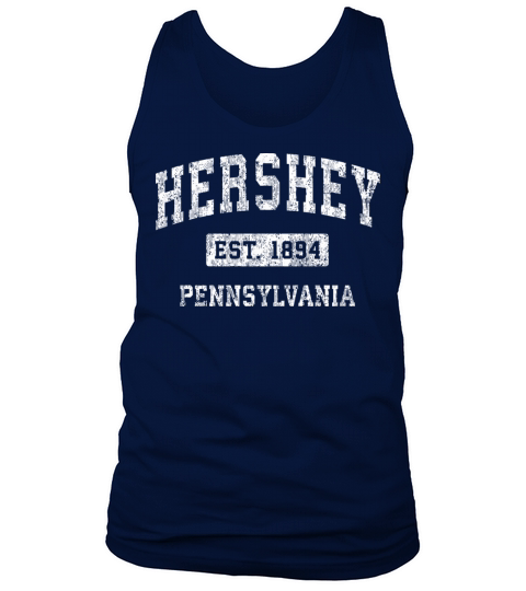 Hershey Pennsylvania Pa Vintage Established Sports Tank Top Unisex