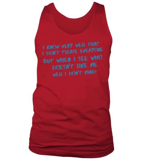 I dont mind Tank Top Unisex