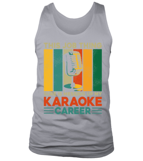 Karaoke Singer Retro Vintage This Tank Top Unisex