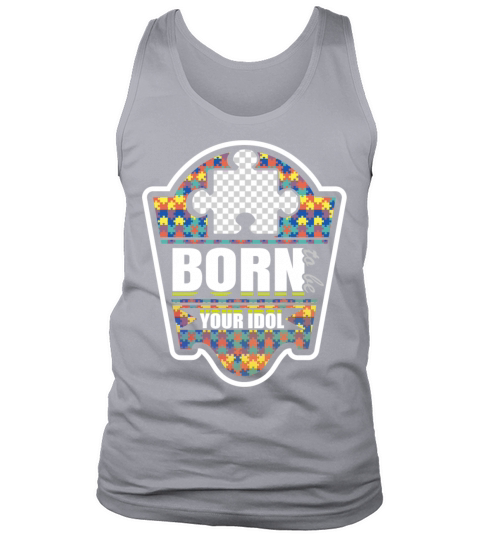 Lovable Puzzles Of Delightful Autism Quote Tank Top Unisex