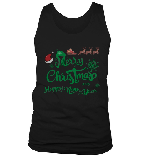 Merry Christmas and Happy New Year Tank Top Unisex
