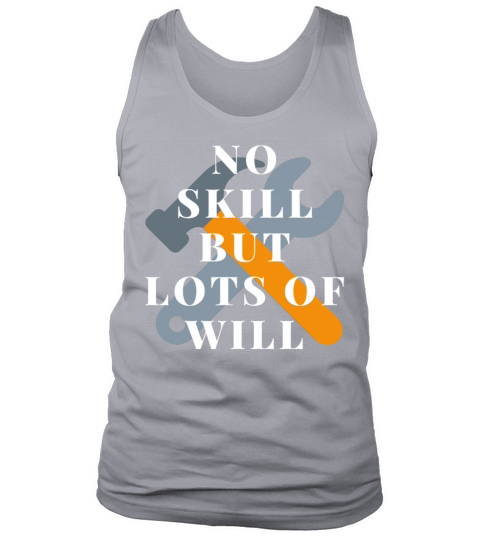 no skill but lots of will Vintage Xmas Present 80 Tank Top Unisex