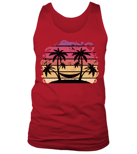 Retro Vintage Sunset Tank Top Unisex
