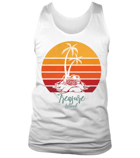 Treasure Island - Sunset Retro Vintage Style Tank Top Unisex
