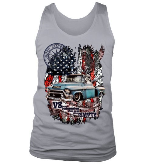 V8 Legendary Pickup GMC 100 American Eagle Tank Top Unisex