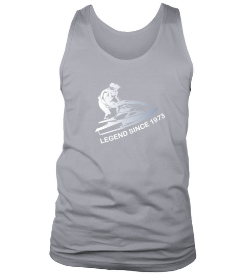 vintage 1973 birthday jet ski Tank Top Unisex